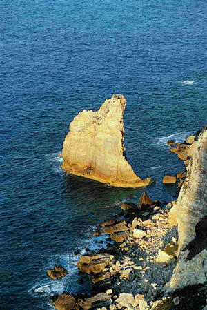 Scoglio Vela a Lampedusa