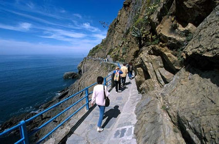 La Via dell'amore nel Parco Nazionale delle Cinque Terre, Liguria